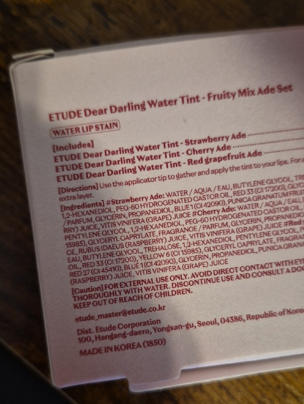 Dear Darling Water Tint - Pink Nwt 3 Lip Stains. - Picture 2 of 3